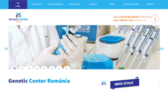 Desktop Screenshot of geneticcenter.ro