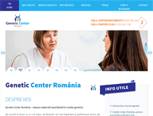 Tablet Screenshot of geneticcenter.ro